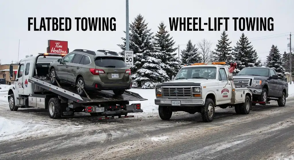 4WD flatbed vs wheel lift Brantford