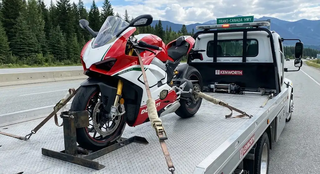 motorcycle tow truck Brantford