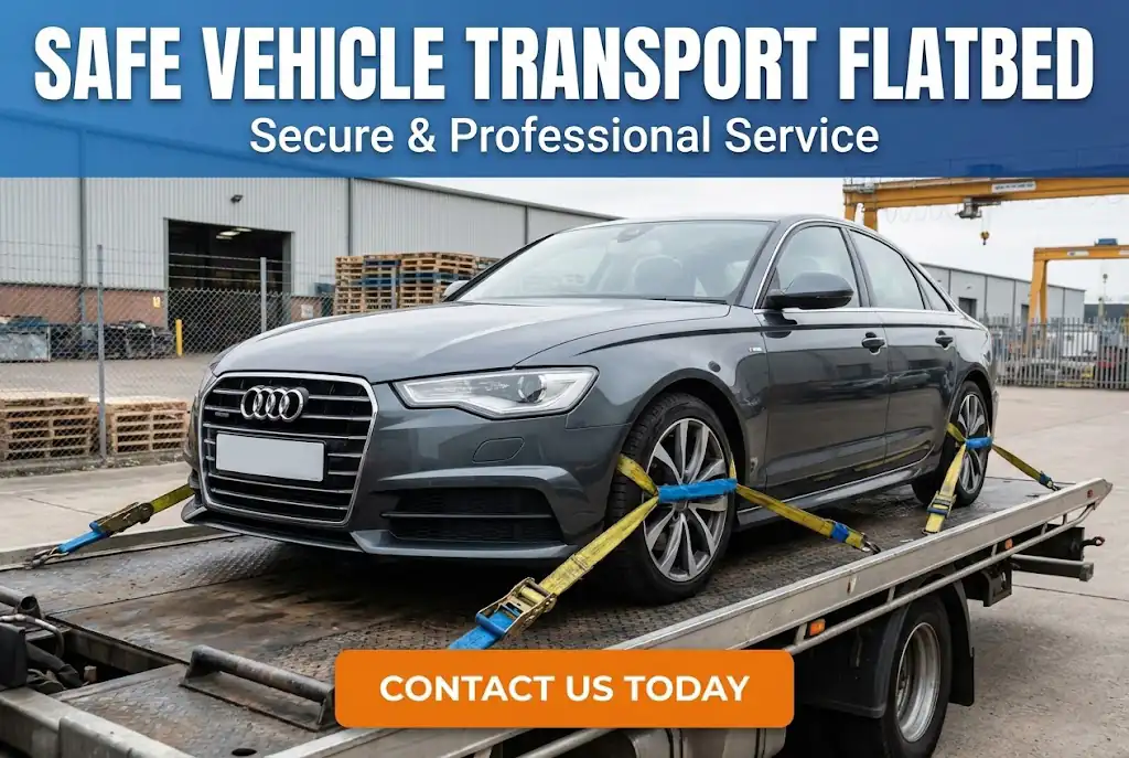 electric car flatbed transport Brantford